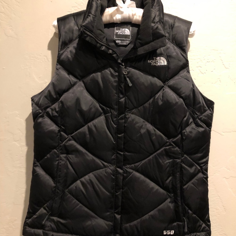 The North Face Black Puffer Vest 550 Series Size M